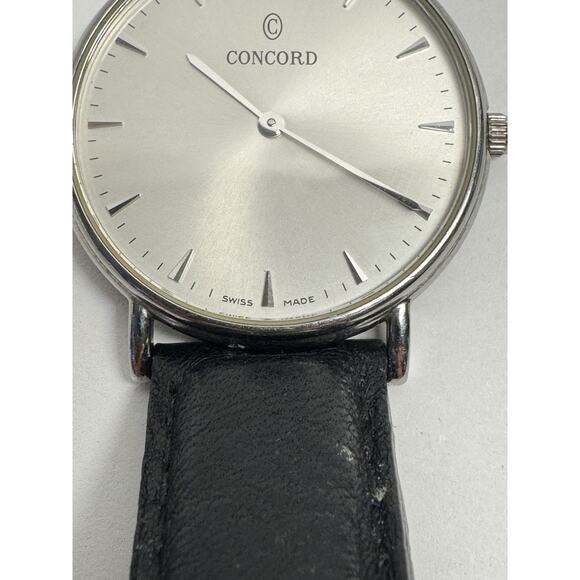 VINTAGE Concord Bennington Quartz Steel 14.G1.1890 Men's Watches Made in Swiss - Picture 3 of 12